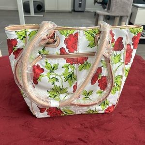 Tignanello Tote Purse (Rose Design)